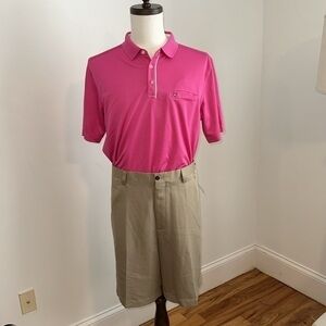 Callaway Golf pink light weight  polo golf shirt size L